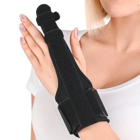 Фото Ортез на п'ястно-фалангові суглоби кисті р.1, чорний