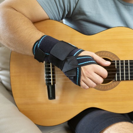 Фото Ортез на променевозап'ястний суглоб із металевою шиною Алком р.1 чорний лівий