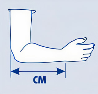 Фото Бандаж для руки підтримуючий, розмір №2 (28-33см) 